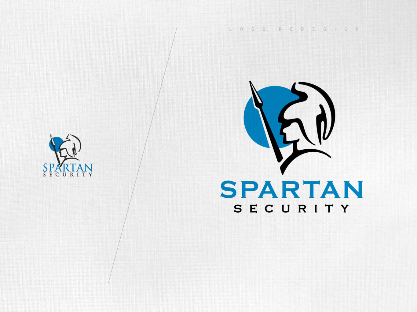spartan security logo redesign