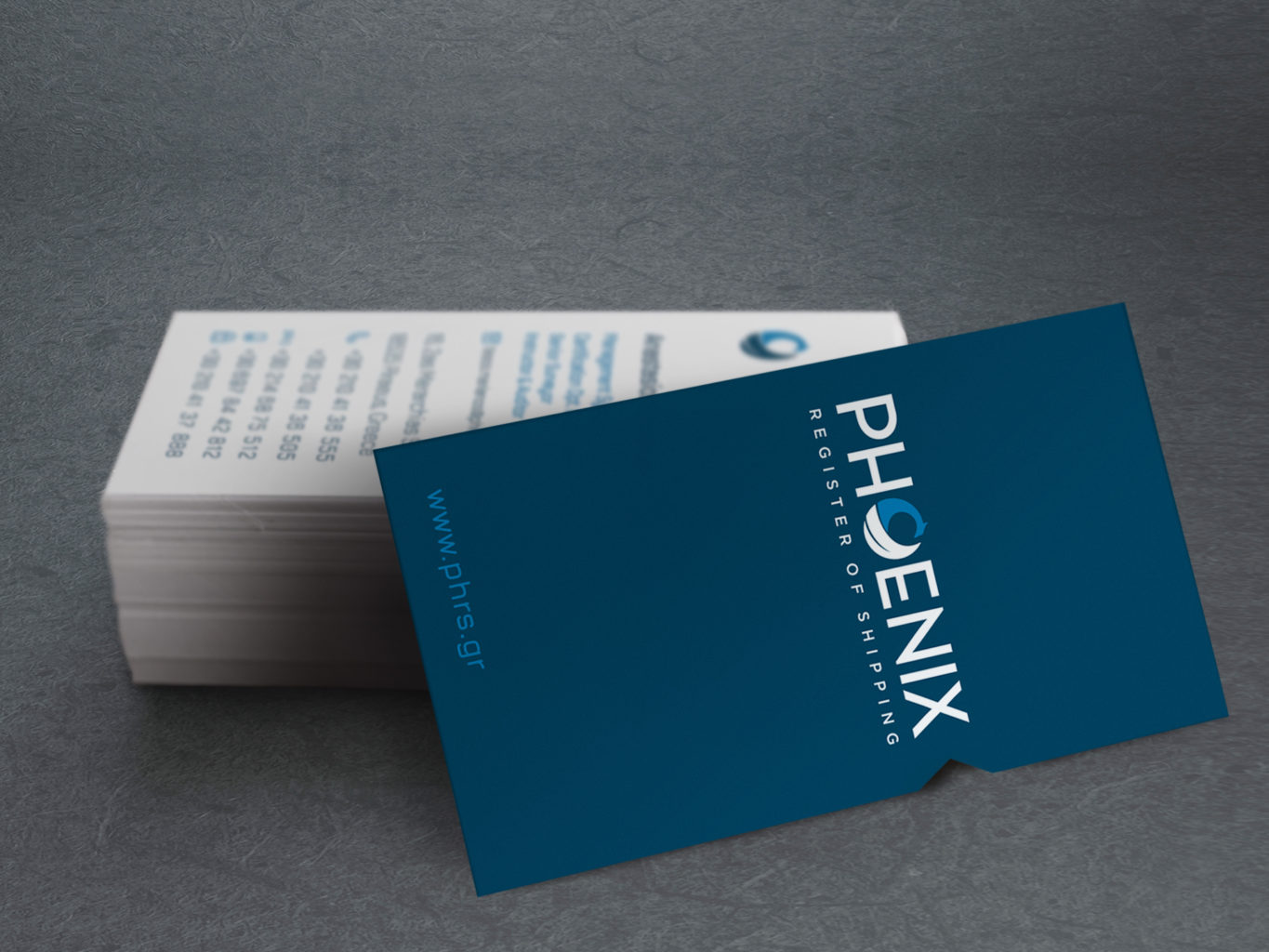 Phoenix - register of shipping business cards