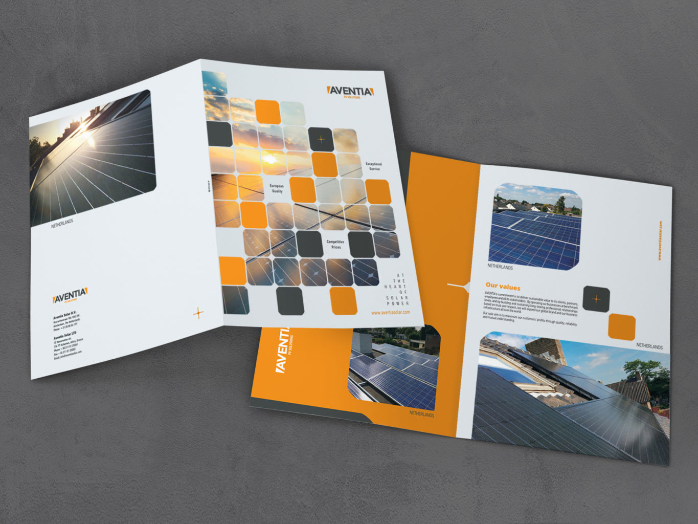Aventia Solar folders